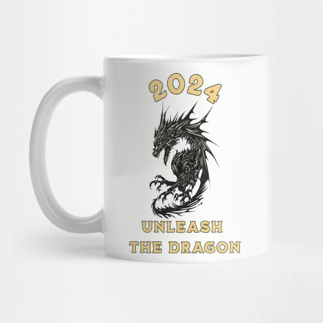 2024 Year Of The Dragon Chinese New Year by Jo Palmer
